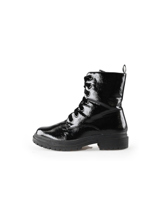 Supercracks Schnürstiefel Schwarz 215633