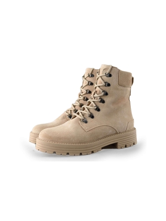 AQA Schnürstiefel Beige 216040