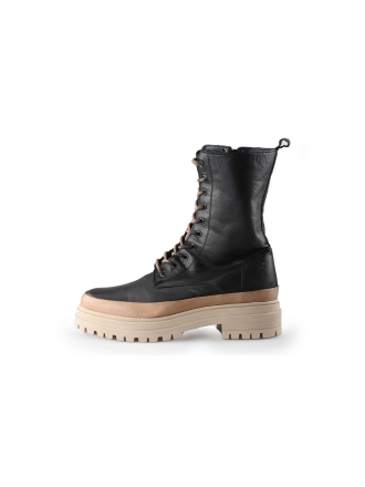 AQA Schnürstiefel Schwarz 216092