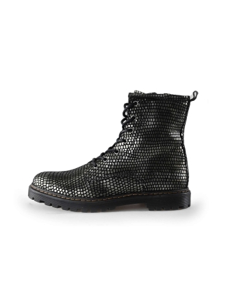 Giga Schnürstiefel Silber 216179