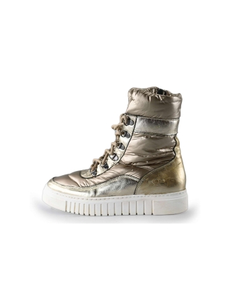 AQA Schnürstiefel Gold 216459