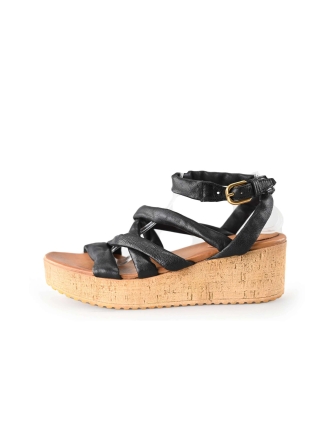 Omoda Keilschuhe Schwarz 217971