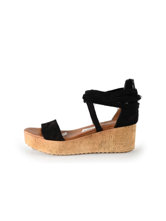 Omoda Keilschuhe Schwarz 218016