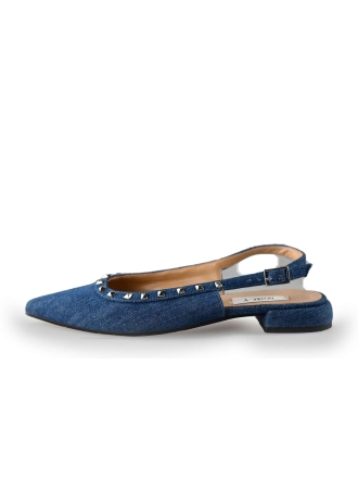 Notre-V Slingbacks Blau 218730