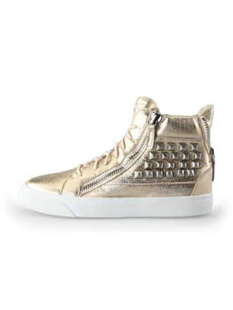Glamorous Schnürstiefel Gold 219042