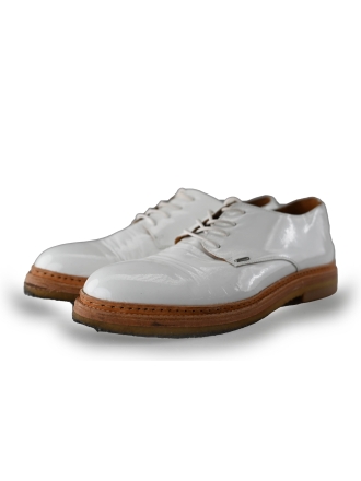 Shabbies Schnürschuhe Weiß 219475