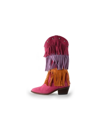 DWRS Cowboystiefel Rosa 219850
