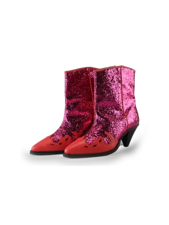 DWRS Stiefeletten Rot 219897