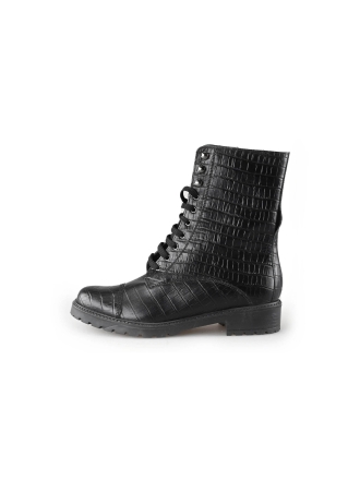 Linea Zeta Schnürstiefel Schwarz 211116