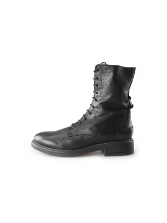 Shabbies Schnürstiefel Schwarz 212497