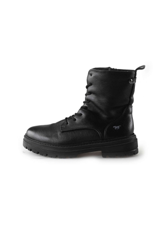 Mustang Schnürstiefel Schwarz 213894