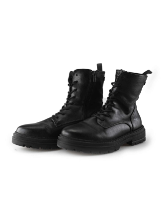 Mustang Schnürstiefel Schwarz 213894