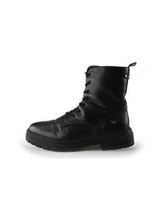 Mustang Schnürstiefel Schwarz 215352