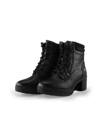 Mustang Schnürstiefel Schwarz 215759