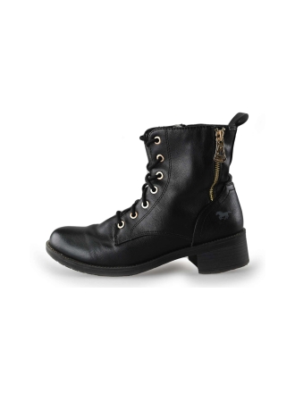 Mustang Schnürstiefel Schwarz 218276