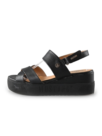 Mustang Sandalen Schwarz 220423