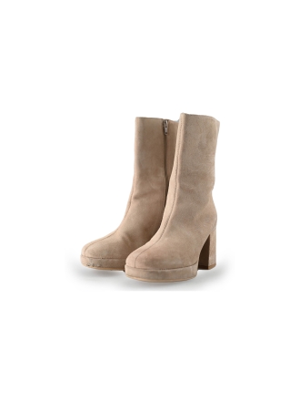 VIA VAI Stiefeletten Beige 220521