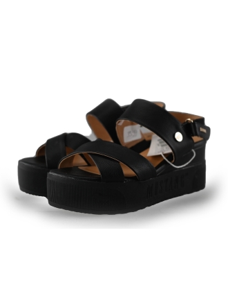 Mustang Sandalen Schwarz 220667