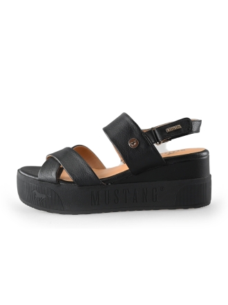 Mustang Sandalen Schwarz 221602
