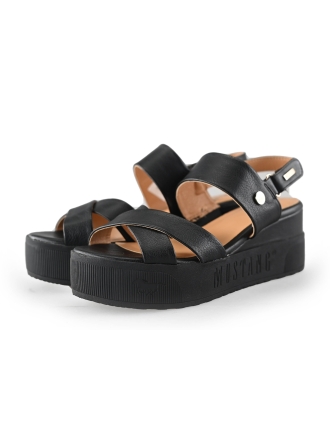 Mustang Sandalen Schwarz 221602