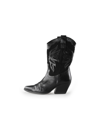 Notre-V Cowboystiefel Schwarz 221728