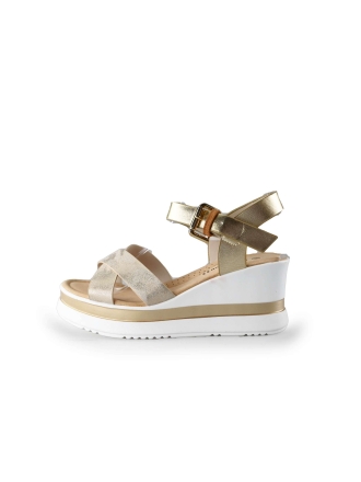 Papermoon Keilschuhe Gold 222268
