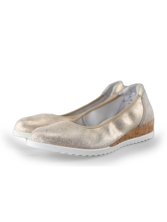 Feyn Keilschuhe Gold 222951