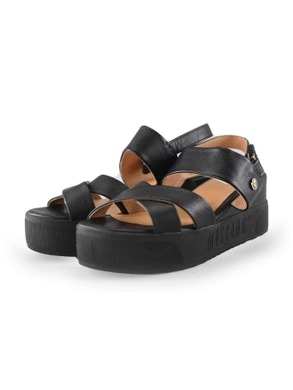 Mustang Sandalen Schwarz 224517