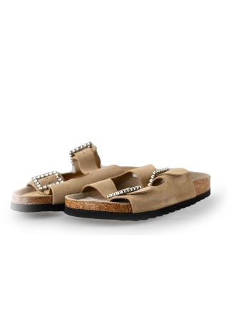 Ann Rocks Flip-Flops Beige 226711