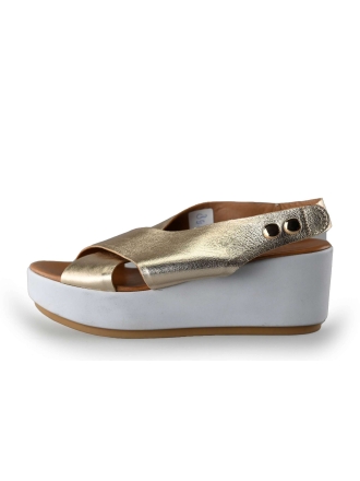 Nelson Keilschuhe Gold 226730