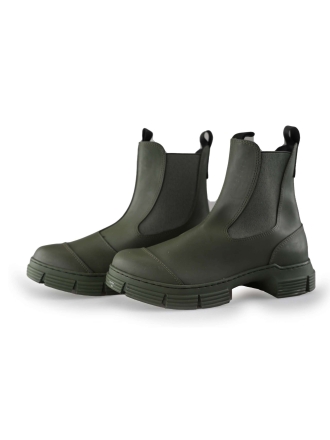Ganni Chelsea boots Grün 226998