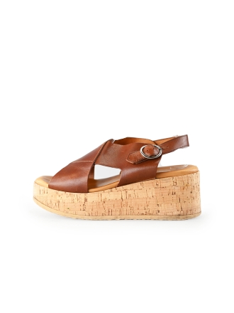 VIA VAI Keilschuhe Braun 227891