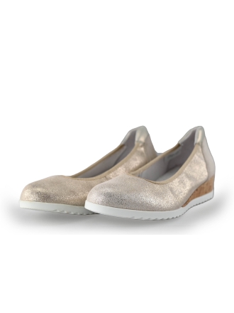 Feyn Keilschuhe Gold 227952