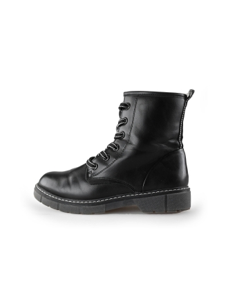 Marco Tozzi Schnürstiefel Schwarz 228167