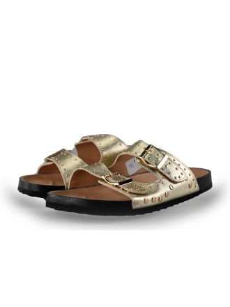 Ann Rocks Flip-Flops Gold 228604