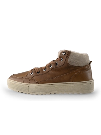 Poelman Hohe Sneaker Braun 228891
