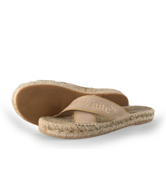 Off- White Flip-Flops