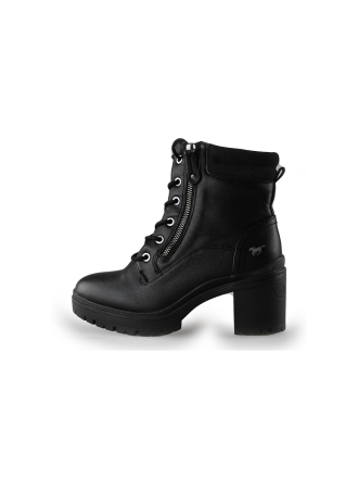 Mustang Schnürstiefel Schwarz 228630