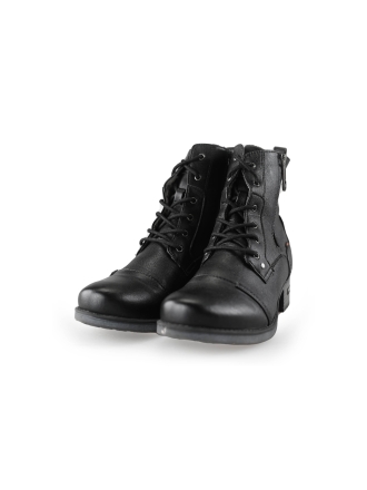 Mustang Schnürstiefel Schwarz 229092