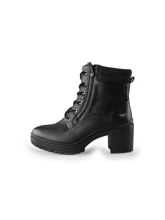Mustang Schnürstiefel Schwarz 229165