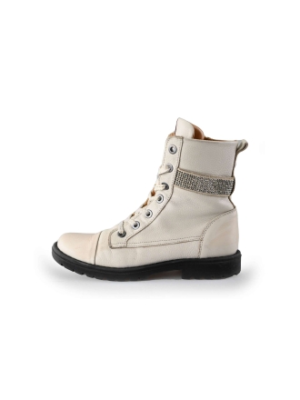 Jochie Schnürstiefel Beige 230748