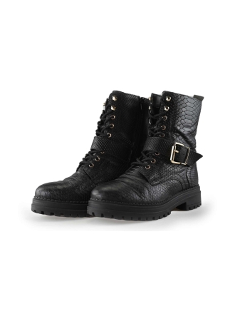 Omoda Schnürstiefel Schwarz 231042