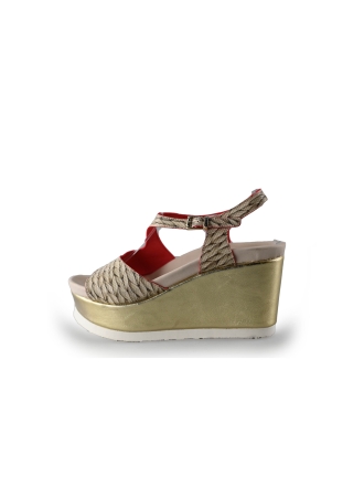 Jan Jansen Keilschuhe Grau 232065