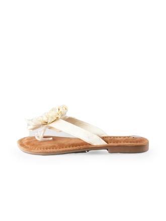 Lazamani Flip-Flops Beige 232098