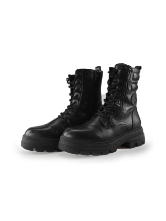 Tom Tailor Schnürstiefel Schwarz 232327