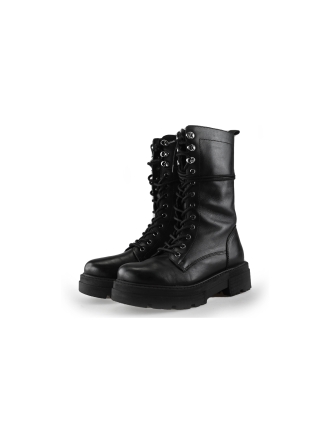 Mano Schnürstiefel Schwarz 232407