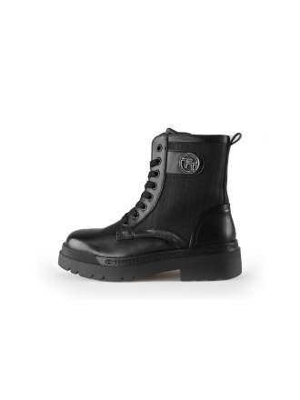 Tom Tailor Schnürstiefel Schwarz 232428