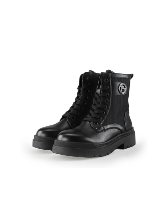 Tom Tailor Schnürstiefel Schwarz 232428