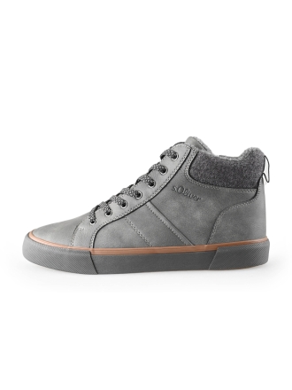 s. Oliver Hohe Sneaker Grau 233464
