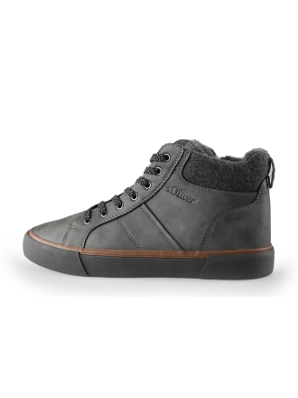 s. Oliver Hohe Sneaker Grau 233493